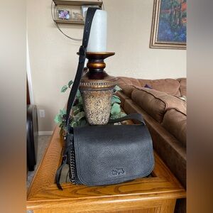 Coach Dakota Whipstitch Shoulder Bag with Chain Detail